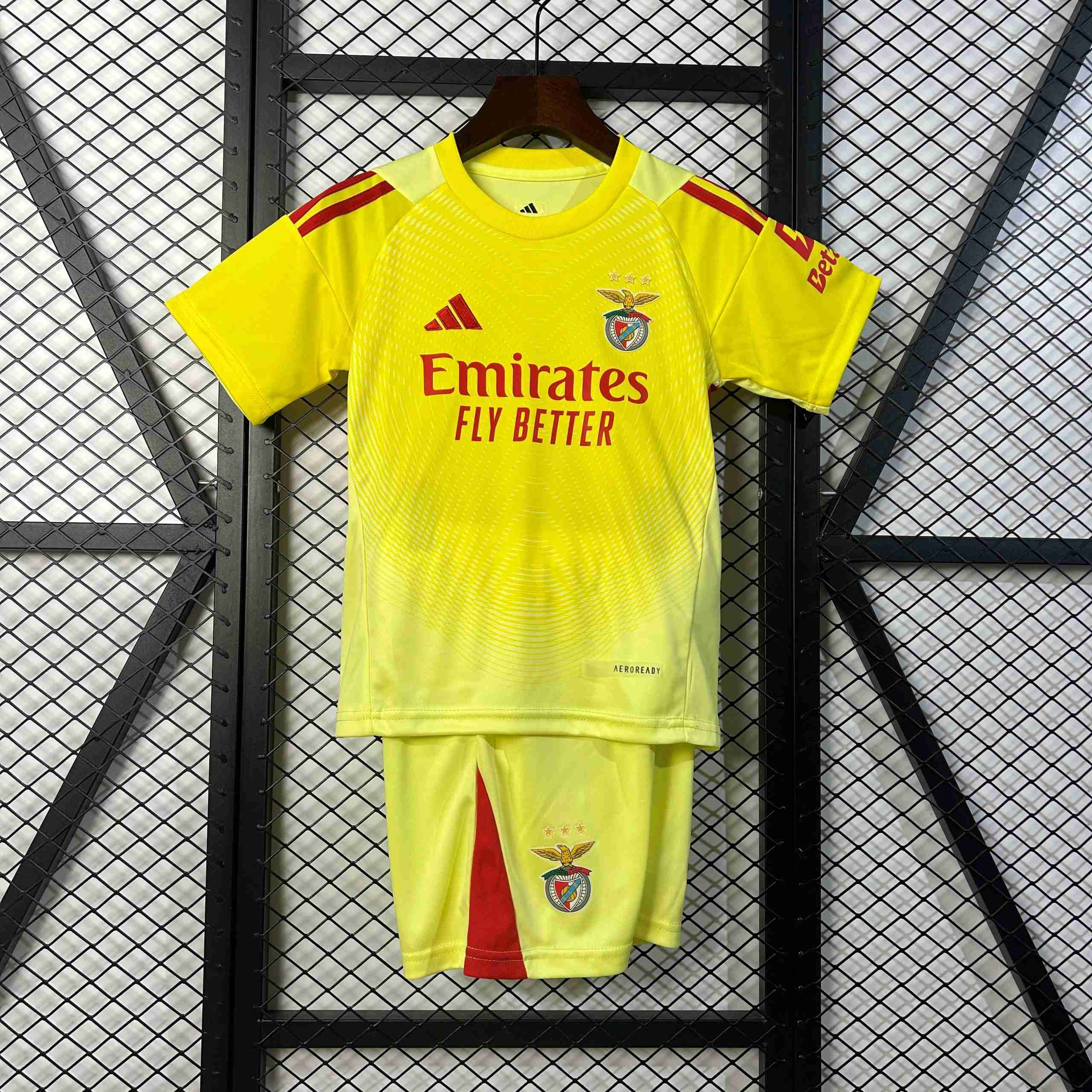 Camiseta Benfica Portero Niño 2025-2026 Maillot Gardien Ensemble Enfant Benfica 2025 2026