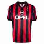 Thailande Maillot 1rd AC Milan Retro 1995 1996 Rouge