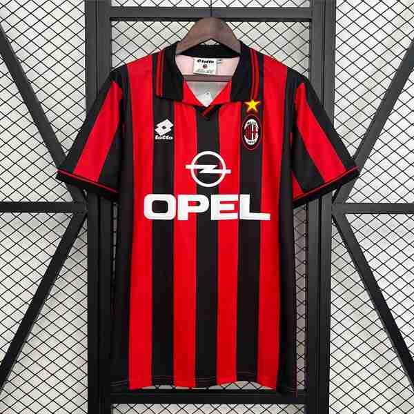 Tailandia Camiseta AC Milan 1ª Retro 1997-1998 Thailande Maillot 1rd AC Milan Retro 1997 1998
