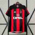 Thailande Maillot 1rd AC Milan Retro 2001 2002