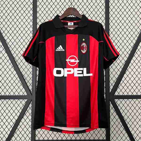 Tailandia Camiseta AC Milan 1ª Retro 2001 2002 Thailande Maillot 1rd AC Milan Retro 2001 2002