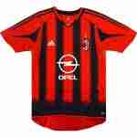 Thailande Maillot 1rd AC Milan Retro 2004 2005 Rouge