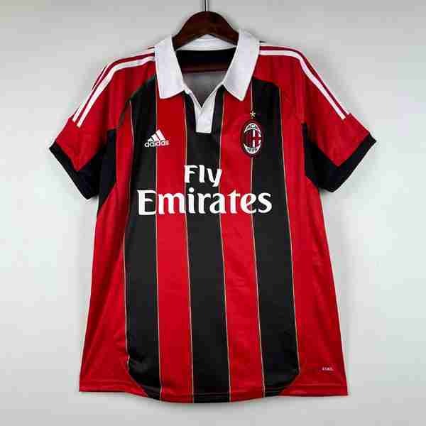 Tailandia Camiseta AC Milan 1ª Retro 2012-2013 Thailande Maillot 1rd AC Milan Retro 2012 2013