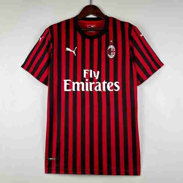 Tailandia Camiseta AC Milan 1ª Retro 2019-2020 Thailande Maillot 1rd AC Milan Retro 2019 2020