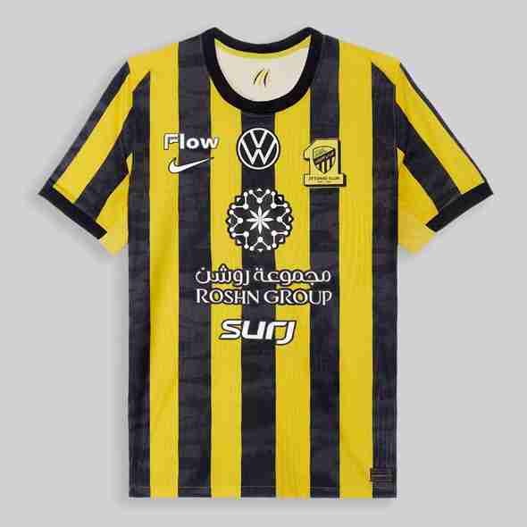 Tailandia Camiseta Al-Ittihad FC 1ª 2025-2026 Thailande Maillot 1rd Al Ittihad FC 2025 2026