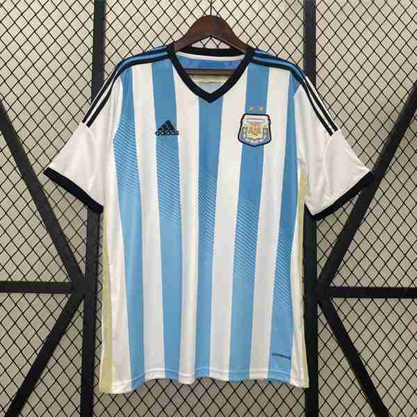 Tailandia Camiseta Argentina 1ª Retro 2014 Thailande Maillot 1rd Argentine Retro 2014