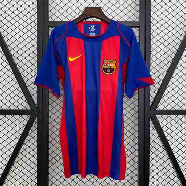 Tailandia Camiseta Barcelona 1ª Retro 2004-2005 Thailande Maillot 1rd Barcelone Retro 2004 2005