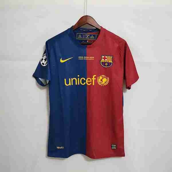 Thailande Maillot 1rd Barcelone Retro 2008 2009 Bleu Rouge Thailande Maillot 1rd Barcelone Retro 2005 2006