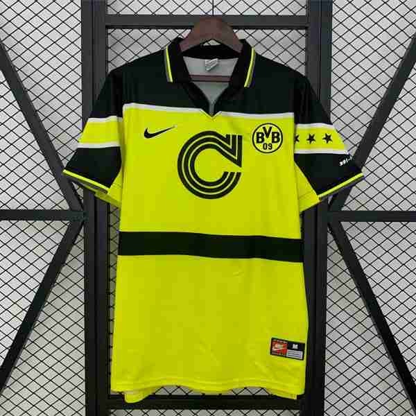 Tailandia Camiseta Dortmund 1ª Retro 1996-1997 Thailande Maillot 1rd Borussia Dortmund Retro 1996 1997