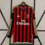 Thailande Maillot 1rd Manches Longues AC Milan Retro 2013 2014