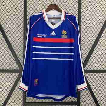 Thailande Maillot 1rd Manches Longues France Retro 1998