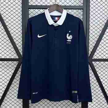 Thailande Maillot 1rd Manches Longues France Retro 2014