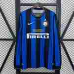 Thailande Maillot 1rd Manches Longues Inter Milan Retro 2009 2010