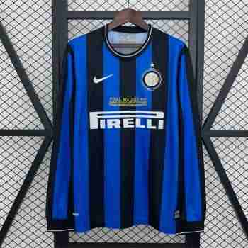 Thailande Maillot 1rd Manches Longues Inter Milan Retro 2009 2010
