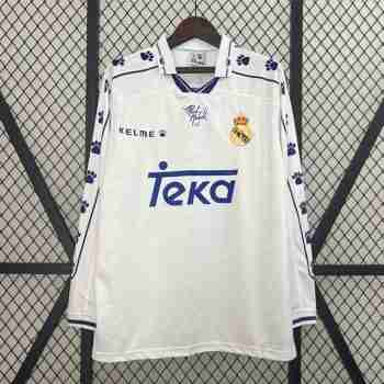 Thailande Maillot 1rd Manches Longues Real Madrid Retro 1994 1996