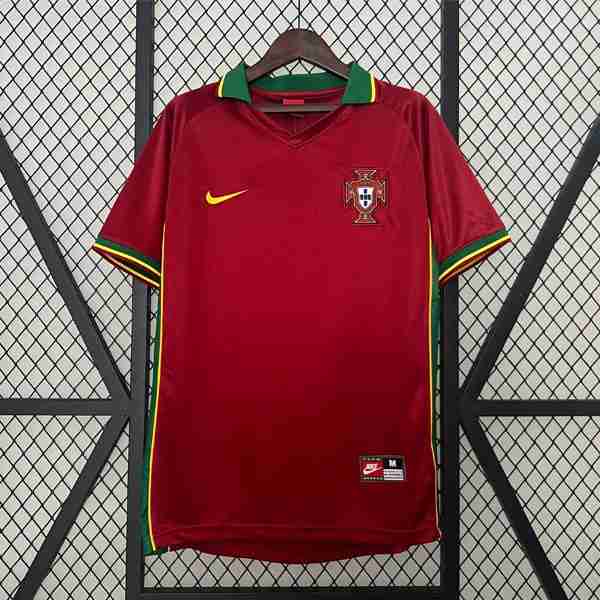 Tailandia Camiseta Portugal 1ª Retro 1997 1998 Thailande Maillot 1rd Portugal Retro 1997 1998
