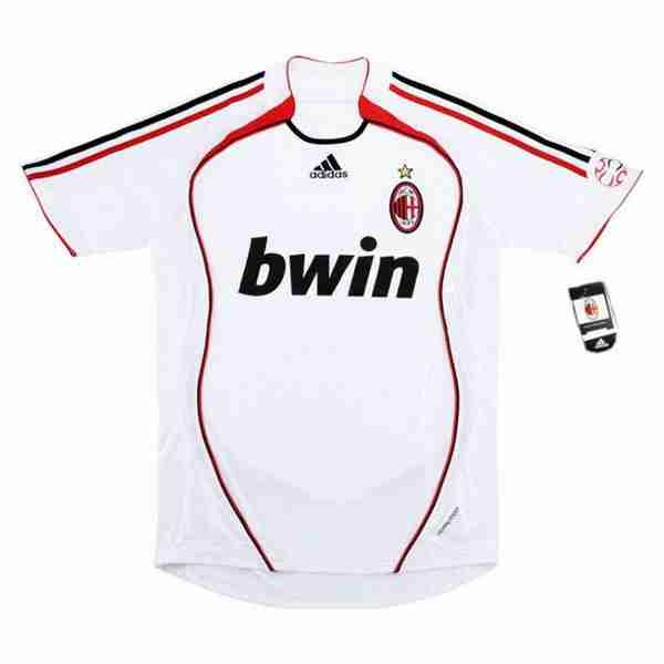 Thailande Maillot 2rd AC Milan Retro 2006 2007 Rouge Thailande Maillot 2rd AC Milan Retro 2006 2007 Rouge