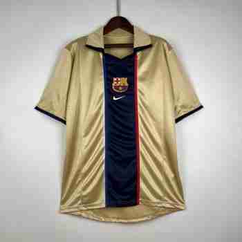 Thailande Maillot 2rd Barcelone Retro 2002 Or