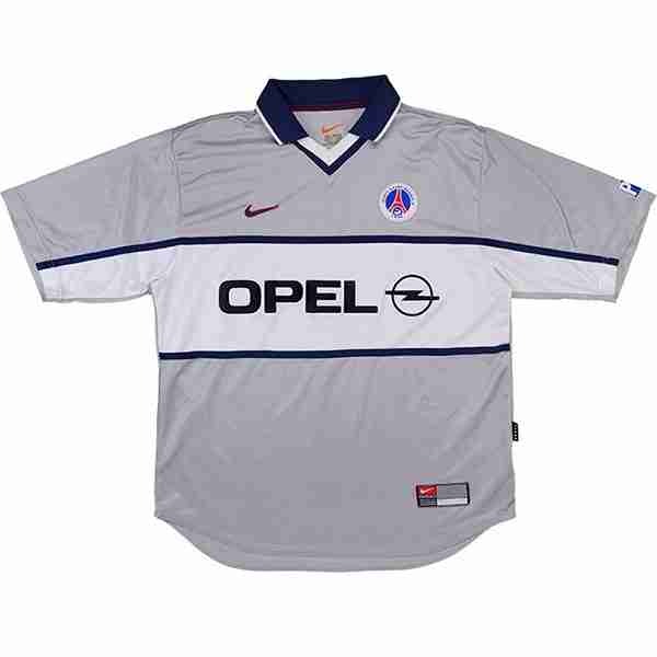 Tailandia Camiseta Paris Saint Germain 2ª Retro 2000 Gris Thailande Maillot 2rd Paris Saint Germain Retro 2000 Gris