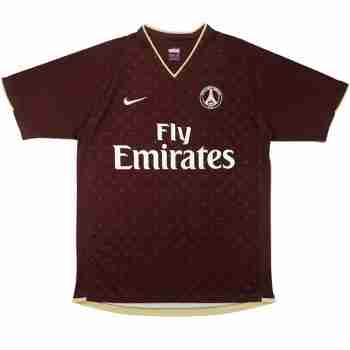 Thailande Maillot 2rd Paris Saint Germain Retro 2006 2007 Marron