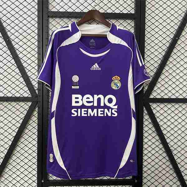 Tailandia Camiseta Real Madrid 3ª Retro 2006 2007 Thailande Maillot 3rd Real Madrid Retro 2006 2007