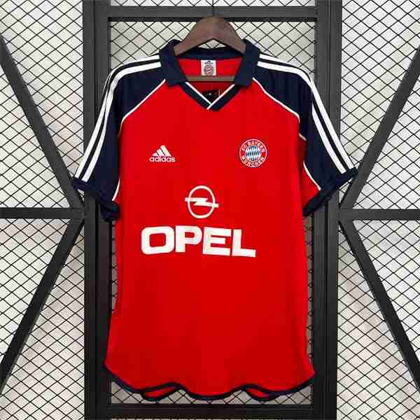 Tailandia Camiseta Bayern Munich 1ª Retro 2000-2001 Thailande Maillot Bayern Munich 1rd Retro 2000 2001